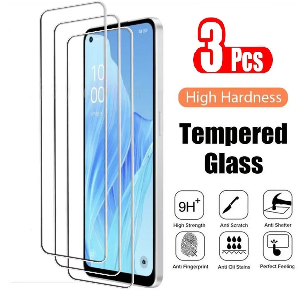 Oppo A78 - 3 pezzi di vetro temperato per
