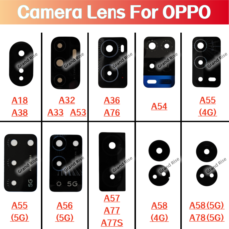 Oppo A78 - Nuovo Vetro Lente Fotocamera Posteriore per