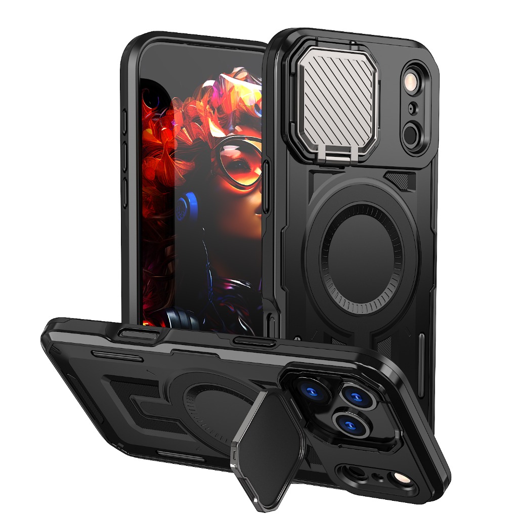 Camera Lens Protector - Custodia Magnetica Robusta con Protezione Scorrevole