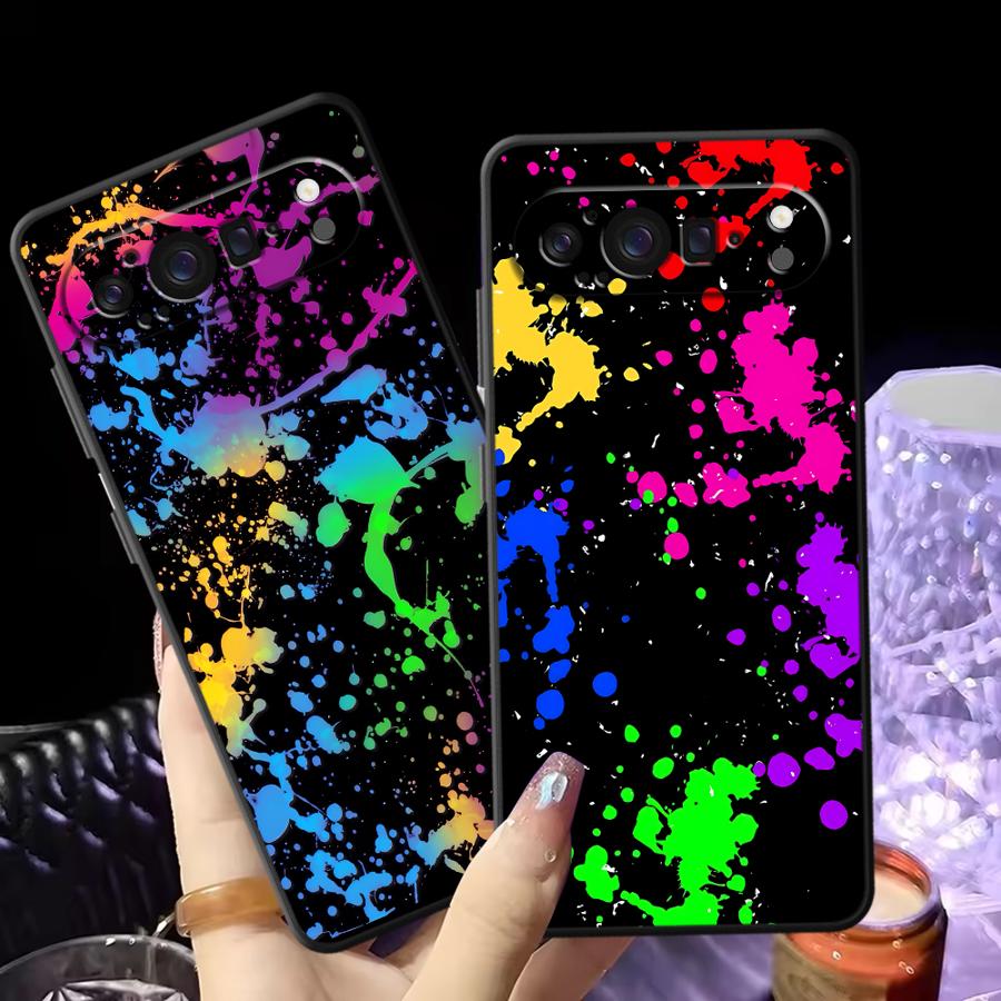 Google Pixel 8A - Cover per Telefono con Effetto Schizzi