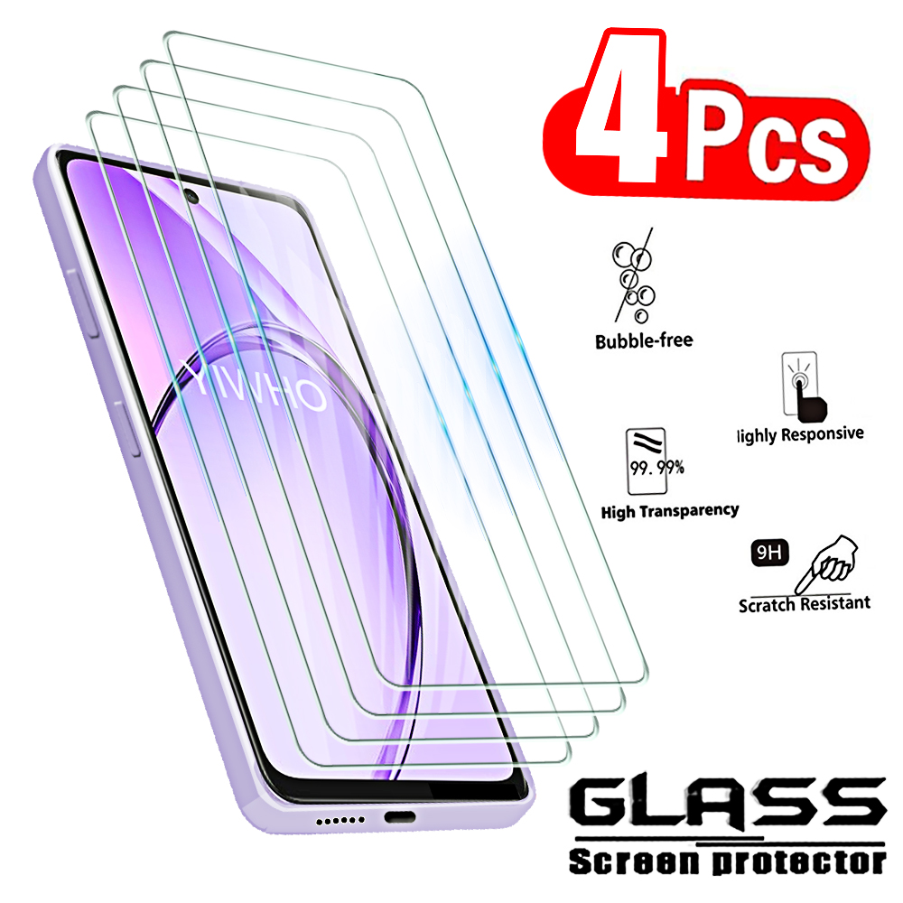 Oppo A78 - 4 pezzi in vetro temperato per
