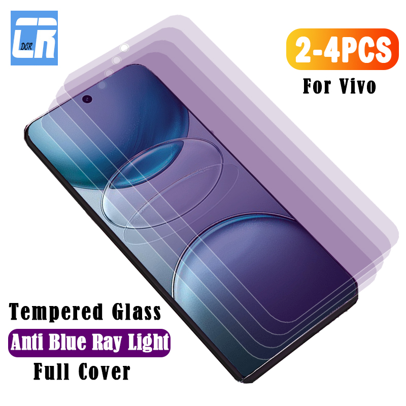 Vivo Y28 - Vetro temperato anti luce blu per
