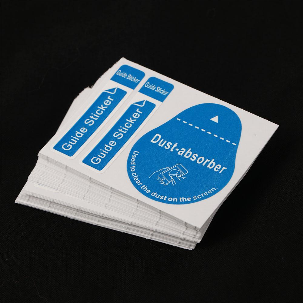 Adesivo guida per vetro temper - Dust Removal Sticker recensione e prezzo